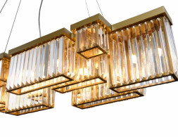 Люстра Delight Collection Broadway brushed ti-gold