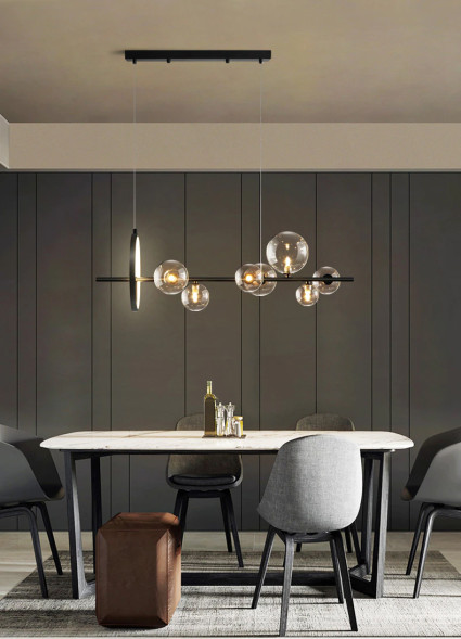 Люстра Delight Collection KG1233P-7 black/clear