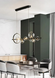 Люстра Delight Collection KG1233P-7 black/clear