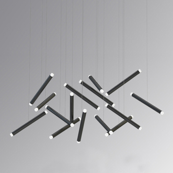 Люстра Dutti D0068 Led Chandelier Modern 14 Black