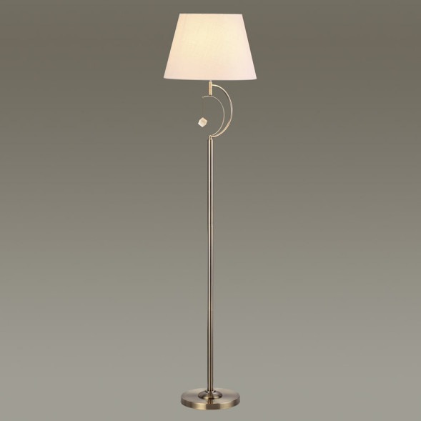 Торшер С Текстильным Плафоном И Декоративной Подвеской В Виде Куба Gvenet Fl