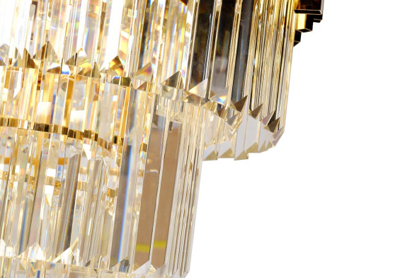 Люстра с кристаллами (золото) 62GDM-81008-540