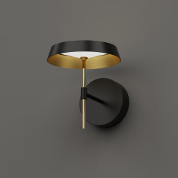 Настенный светильник Delight Collection MB18001061-1A  black/gold