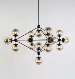 Люстра Modo Chandelier 21 Globes Black
