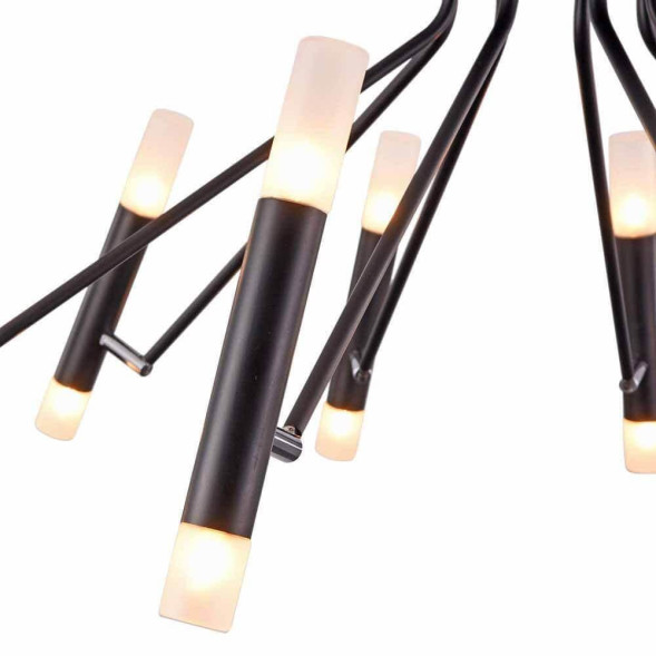 Потолочная Люстра С Двунаправленными Цилиндрическими Плафонами На Тонких Металлических Рожках Torid