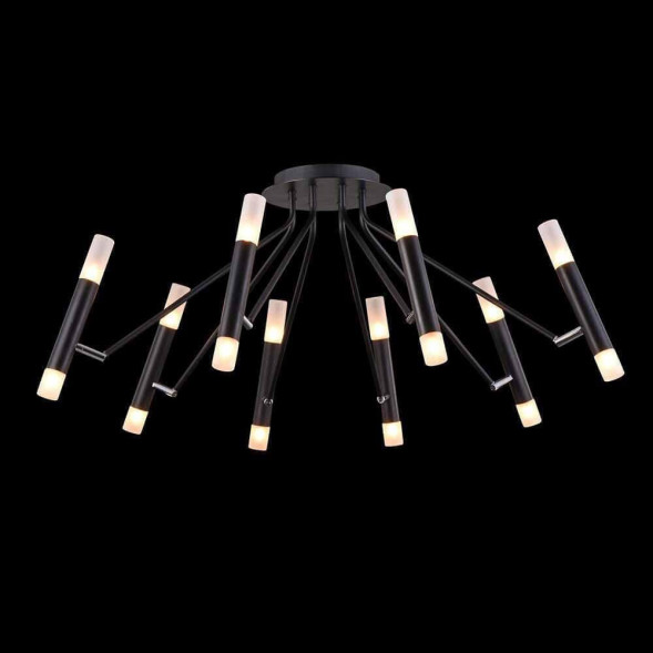 Потолочная Люстра С Двунаправленными Цилиндрическими Плафонами На Тонких Металлических Рожках Torid