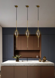 Подвесной светильник Delight Collection Pezzo 1 gold