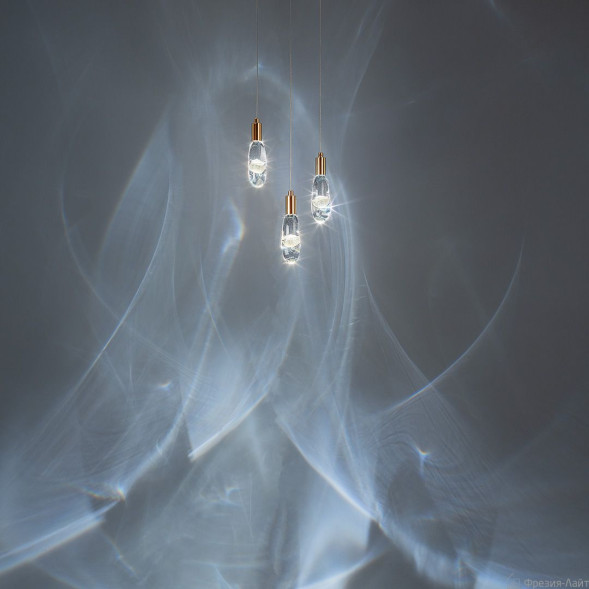 1020/3 gold люстра подвесная