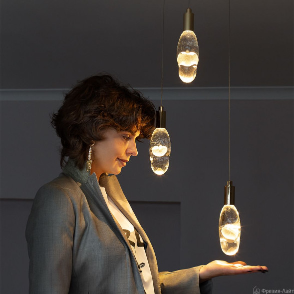 1020/3 gold люстра подвесная