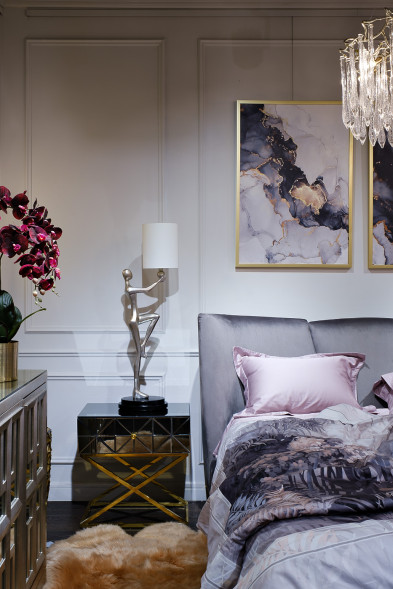 Лампа высокая &quot;Весталка&quot; (бежевый плафон) ART-4492-LM