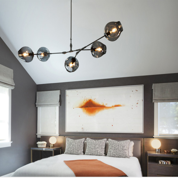 Люстра Delight Collection Bubble 5 smoky