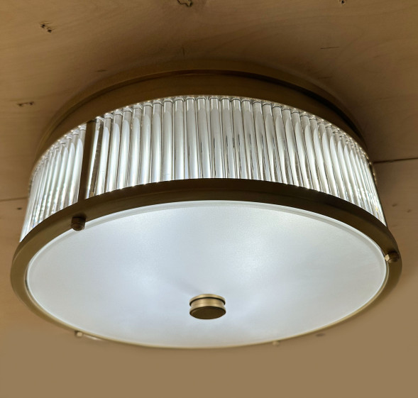 Потолочный светильник Delight Collection Stamford 40 brass