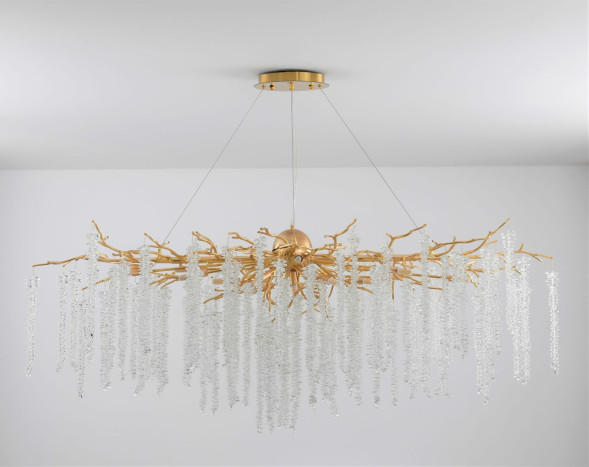 Люстра Coral Crystals Long Copper II L120