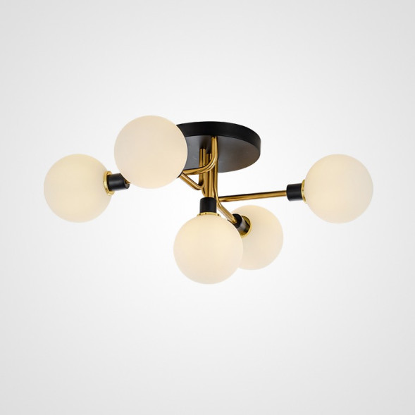 Подвесная Люстра Nexo 5 Янтарь, Золото