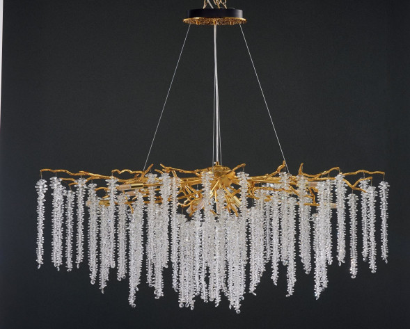 Люстра Coral Crystals Long Copper II L140