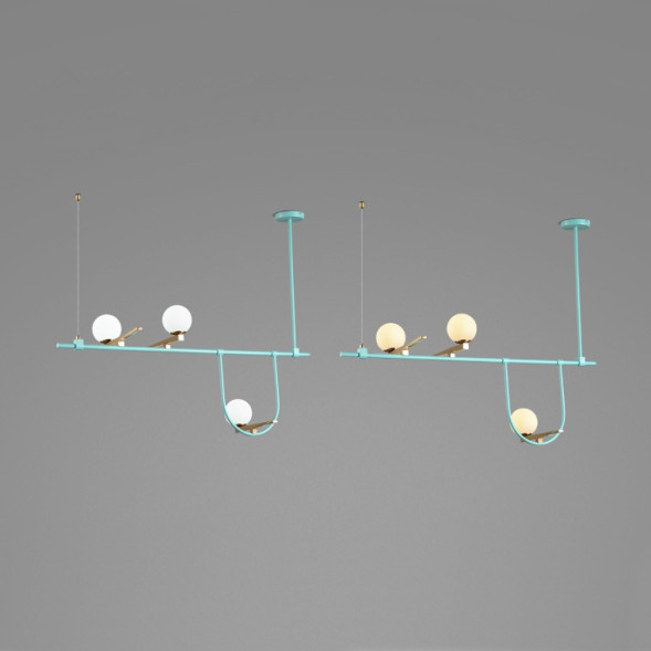 Подвесной Светильник Bird-Line Голубой