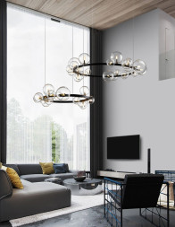 Люстра Delight Collection 771120 black/clear