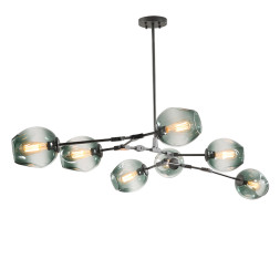 Люстра Delight Collection Bubble 7 black/smoky