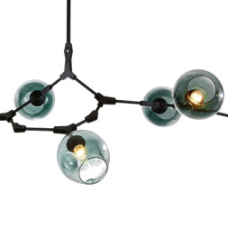 Люстра Delight Collection Bubble 7 black/smoky