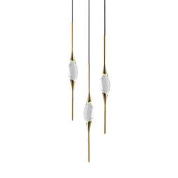 Подвесной светильник Delight Collection Pezzo 3 gold