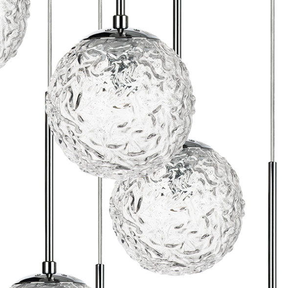 Каскадный Светильник С Плафонами Из Стеклянных Шаров Meino More