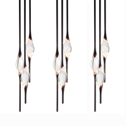 Подвесной светильник Delight Collection Pezzo 9 pearl black