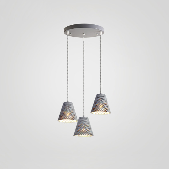 Подвесной Светильник Hassa 3 Подвеса На Диске
