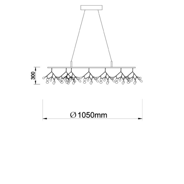 Люстра Heracleum the Big O D210