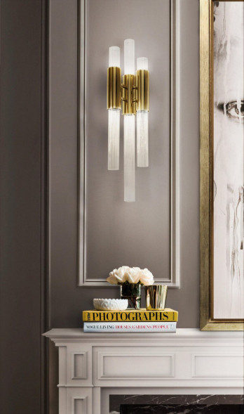 Настенный светильник Delight Collection Waterfall 6 gold