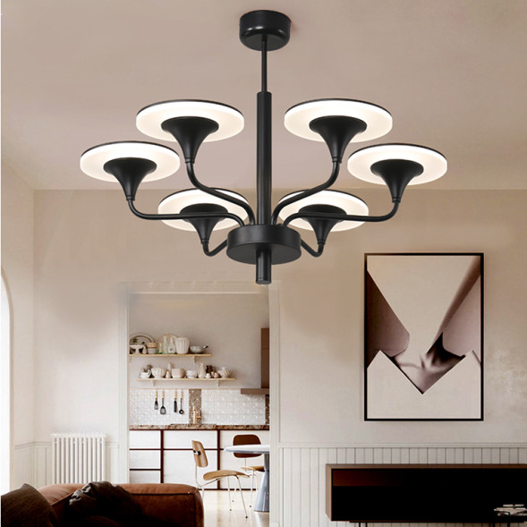 Люстра На Штанге Pillar 8 Ламп - Ø 88 × 54 См (56W)