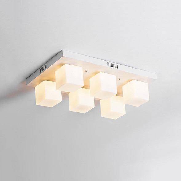 Подвесная Люстра Board Cube Серый