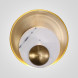 Бра Ginger &amp;Amp; Jagger Pearl Wall Lamp Round Gold