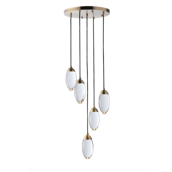 Подвесной светильник Delight Collection MT8848-5H brass