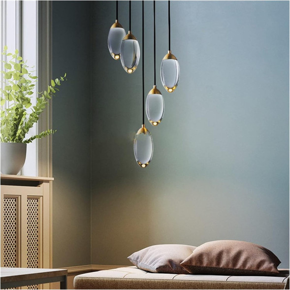 Подвесной светильник Delight Collection MT8848-5H brass