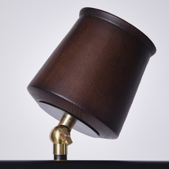 Подвесной Реечный Светильник Conny 7 Ламп Светлое Дерево 5