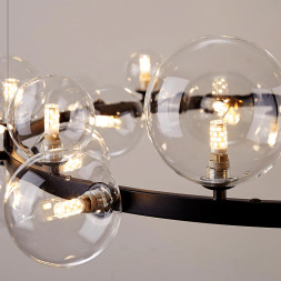 Люстра Delight Collection 8828P/L black/clear