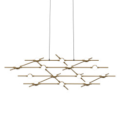 Люстра Delight Collection Molecular 14 black/gold