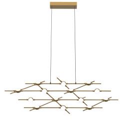 Люстра Delight Collection Molecular 14 black/gold