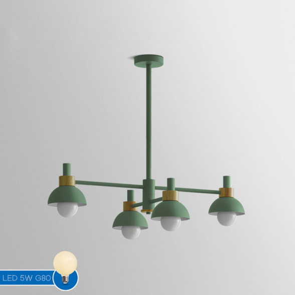 Люстра На Штанге Fanta A 4 Lights Green