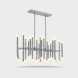 Подвесная Рядная Люстра Consta Хром