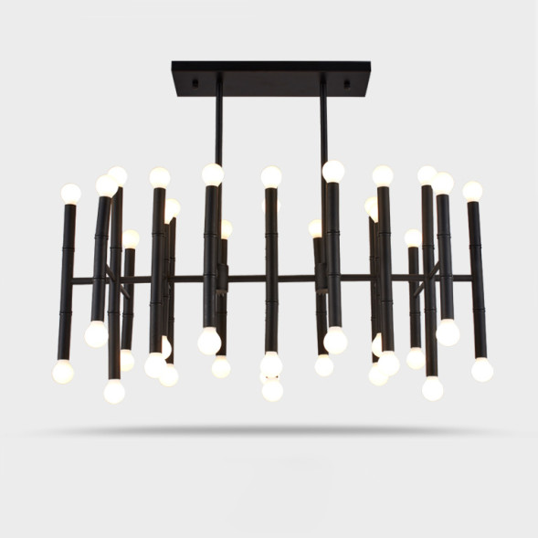 Подвесная Рядная Люстра Consta Хром