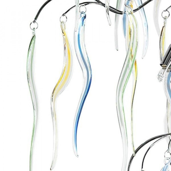 Люстра С Разноцветными Стеклянными Подвесками Keori