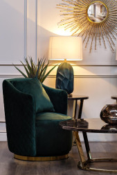 Лампа настольная керамическая (белый плафон) 22-87945