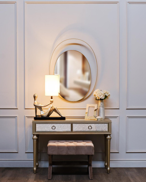 Лампа настольная &quot;Рекамье&quot; (бежевый плафон) ART-4441-LM1