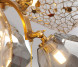 Люстра Delight Collection 8898P/AL gold/smoky