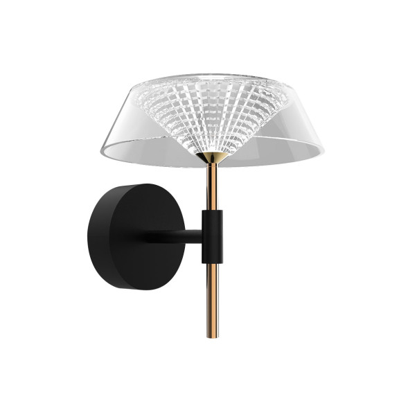 Настенный светильник Delight Collection MB21001018-1A black/gold