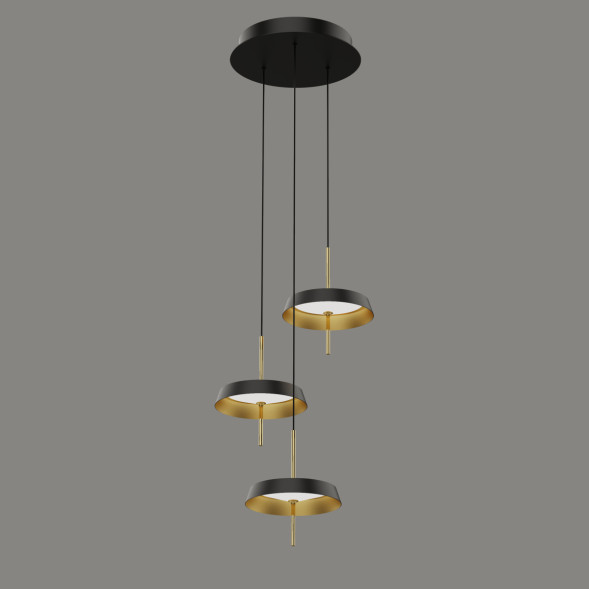 Подвесной светильник Delight Collection MD18001061-3B black/gold