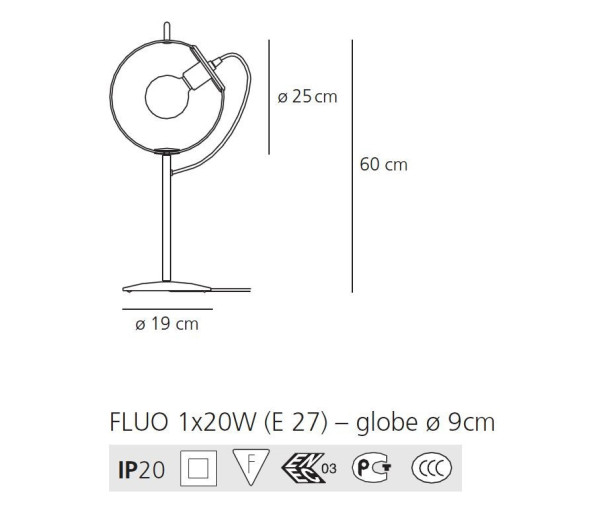 Лампа настольная Miconos