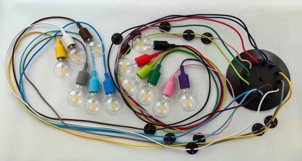 Люстра Muuto 12 плафонов