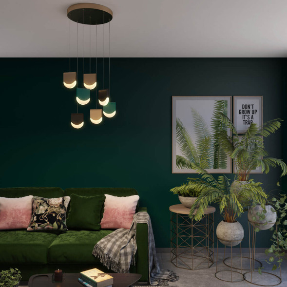 Подвесной Светильник Kempten 7 Подвесов На Диске